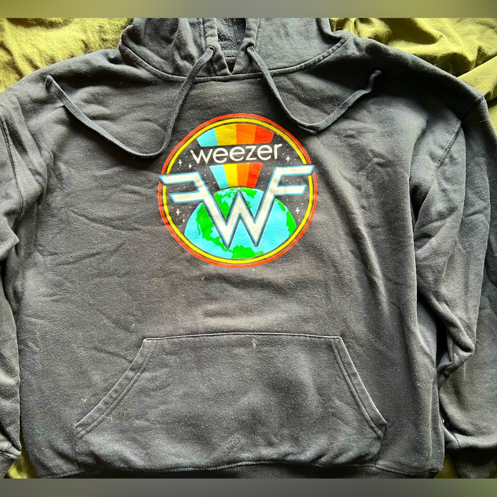 Authentic WEEZER band black hoodie